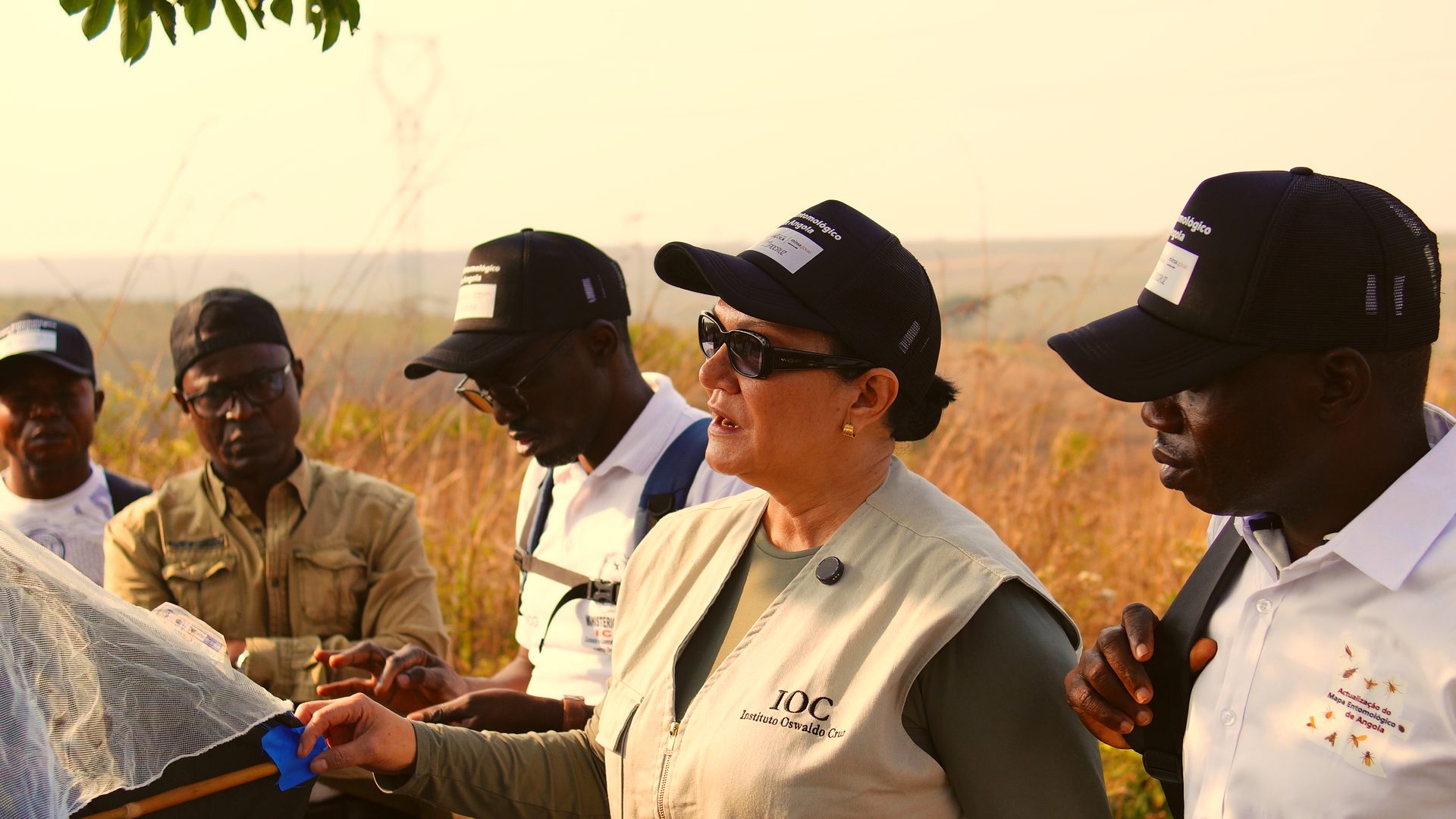 Pesquisadores da Fiocruz em campo em Angola